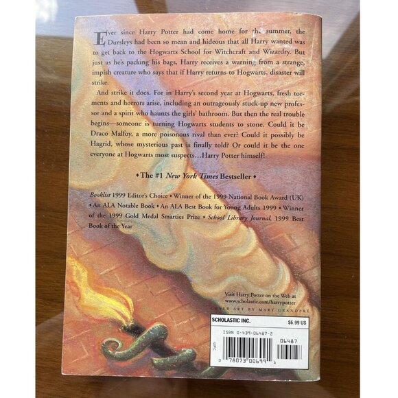 Harry Potter and the Chamber of Secrets by J K Rowling Paperback - Picture 2 of 3